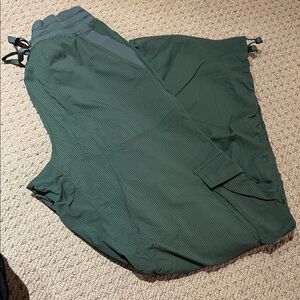 Lulu Lemon Green studio Cargo Pants